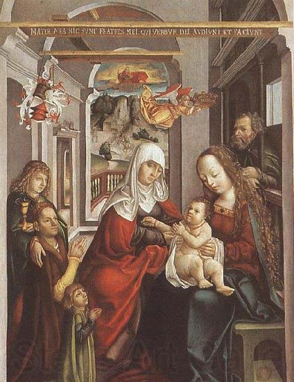 unknow artist Saint Anne with the Virgin and the Child